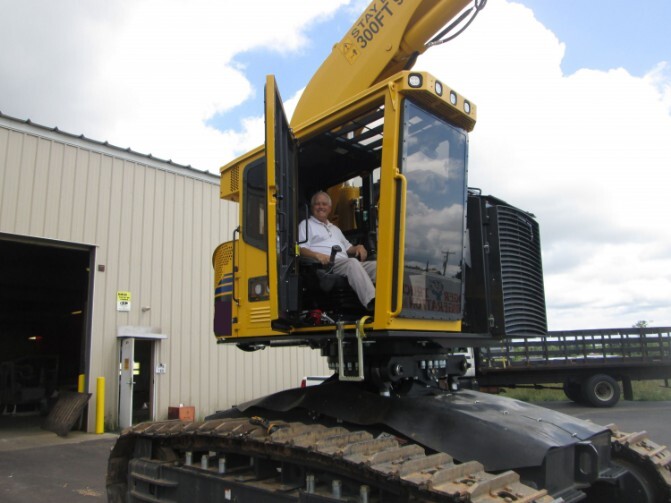 Feller Buncher ROPS Cab 3